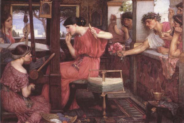 Penelope and thte Suitor (mk41), John William Waterhouse